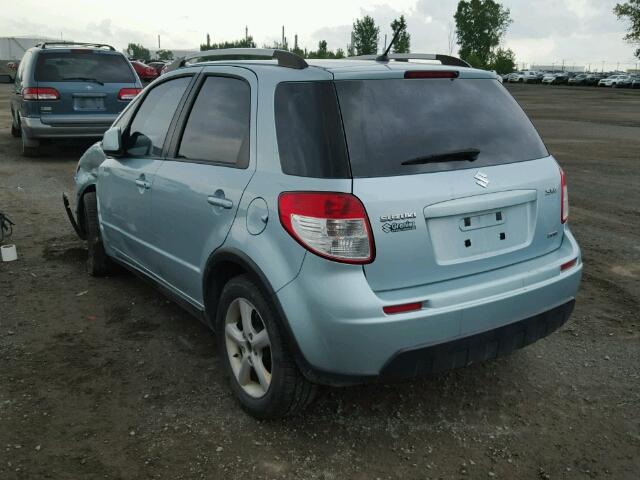 JS2YB415975100759 - 2007 SUZUKI SX4 BLUE photo 3