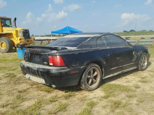 1FAFP42X01F174047 - 2001 FORD MUSTANG BLACK photo 4