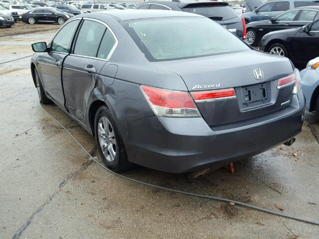 1HGCP2F63CA022316 - 2012 HONDA ACCORD GRAY photo 3