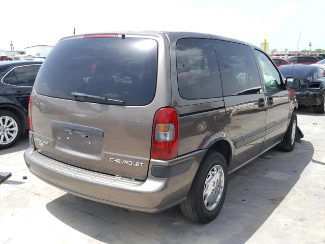 1GNDU03E24D219660 - 2004 CHEVROLET VENTURE GRAY photo 4