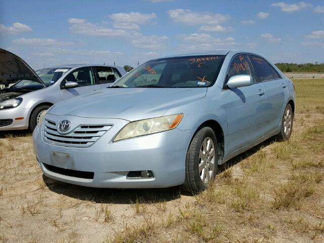 4T1BK46K17U509614 - 2007 TOYOTA CAMRY NEW BLUE photo 2