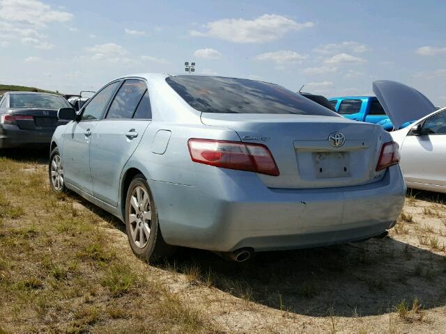 4T1BK46K17U509614 - 2007 TOYOTA CAMRY NEW BLUE photo 3