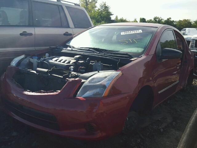 3N1AB6APXCL762677 - 2012 NISSAN SENTRA 2.0 RED photo 2