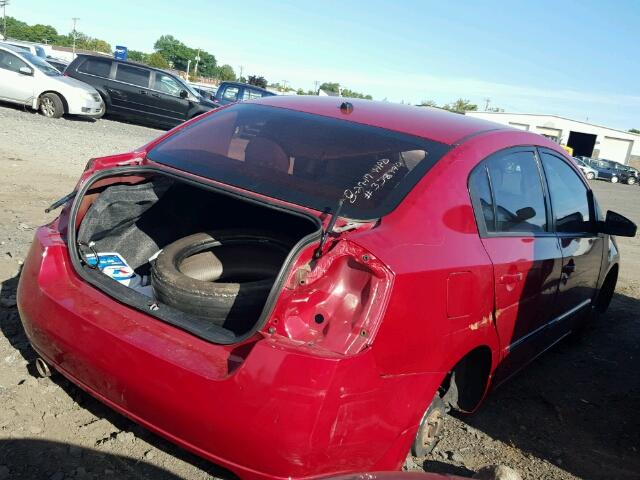 3N1AB6APXCL762677 - 2012 NISSAN SENTRA 2.0 RED photo 4