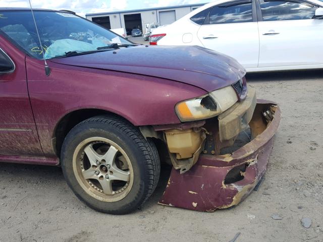 1N4AB41DXWC716537 - 1998 NISSAN SENTRA E BURGUNDY photo 9