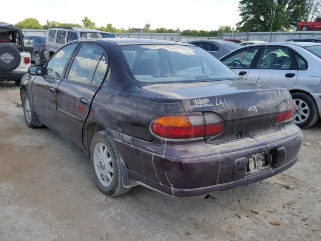 1G1NE52M8X6207188 - 1999 CHEVROLET MALIBU LS ბურგუნდია ფოტო 3