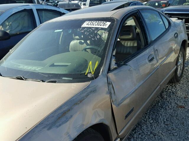 1G2WR52112F195761 - 2002 PONTIAC GRAND PRIX BEIGE photo 10