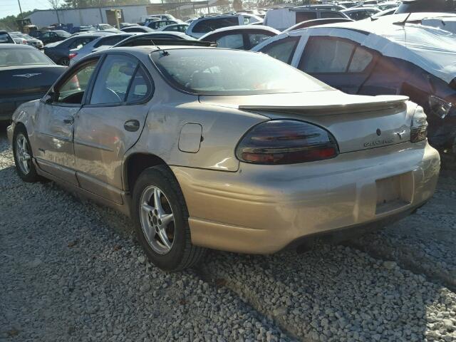 1G2WR52112F195761 - 2002 PONTIAC GRAND PRIX BEIGE photo 3
