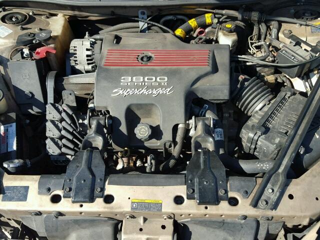 1G2WR52112F195761 - 2002 PONTIAC GRAND PRIX BEIGE photo 7