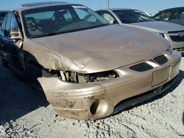 1G2WR52112F195761 - 2002 PONTIAC GRAND PRIX BEIGE photo 9