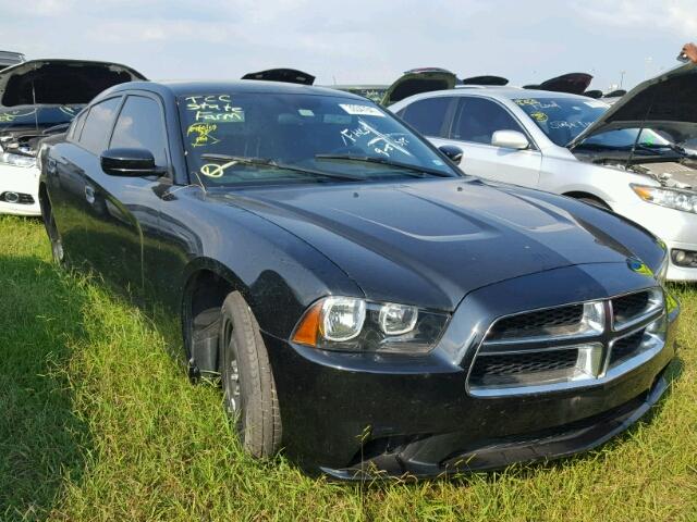 2C3CDXBG8EH369166 - 2014 DODGE CHARGER SE BLACK photo 1