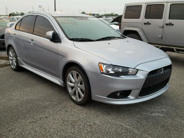 JA32U8FW2FU019785 - 2015 MITSUBISHI LANCER SILVER photo 1