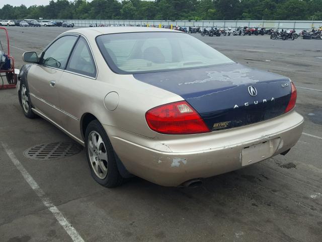 19UYA42411A038079 - 2001 ACURA 3.2CL GOLD photo 3