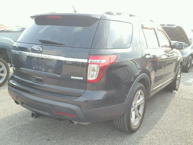 1FM5K7D94DGA11948 - 2013 FORD EXPLORER X CHARCOAL photo 4