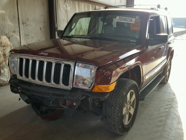 1J8HH58N58C180474 - 2008 JEEP COMMANDER 红色 照片 2