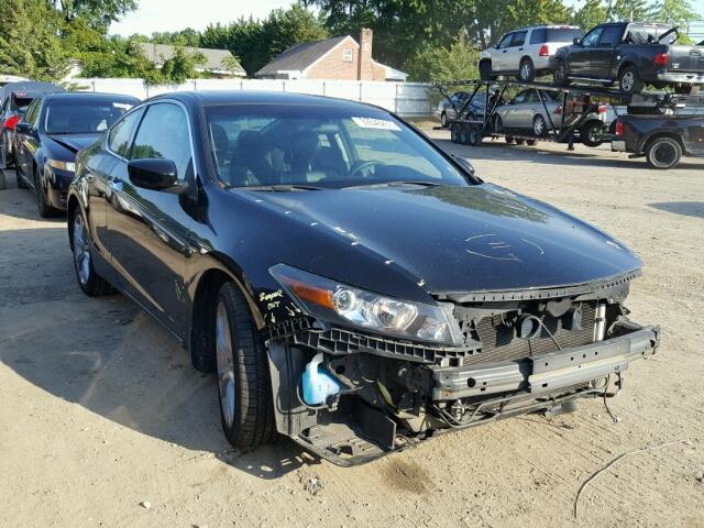 1HGCS2A82CA004266 - 2012 HONDA ACCORD EXL BLACK photo 1