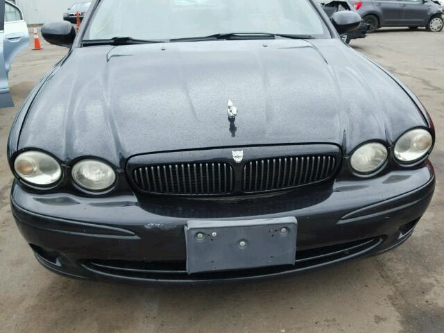 SAJEA53D42XC37605 - 2002 JAGUAR X-TYPE BLACK photo 9