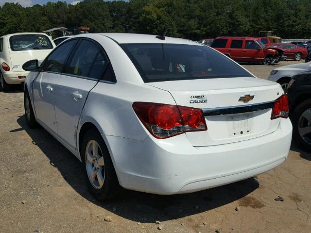 1G1PC5SB3E7159961 - 2014 CHEVROLET CRUZE LT WHITE photo 3