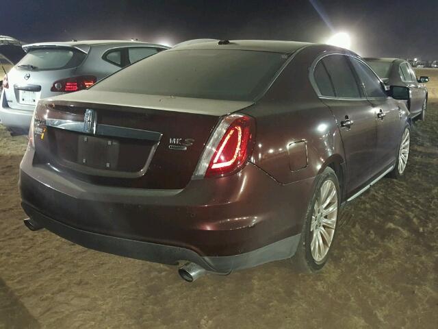 1LNHL9FT0CG804824 - 2012 LINCOLN MKS MAROON photo 4