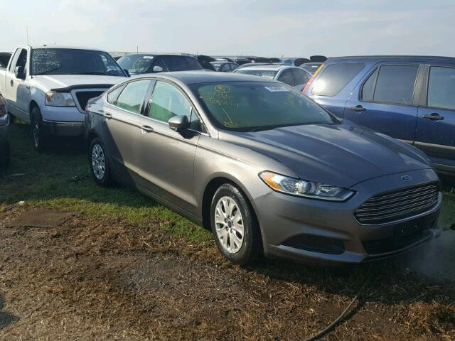 3FA6P0G78ER336761 - 2014 FORD FUSION GRAY photo 1