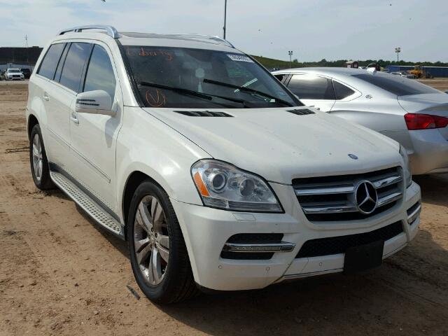 4JGBF7BE3CA766372 - 2012 MERCEDES-BENZ GL 450 4MA WHITE photo 1