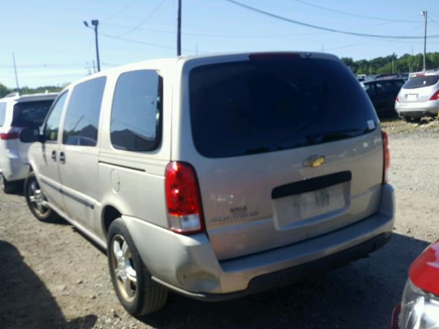 1GNDV23177D198119 - 2007 CHEVROLET UPLANDER L 棕色 照片 3