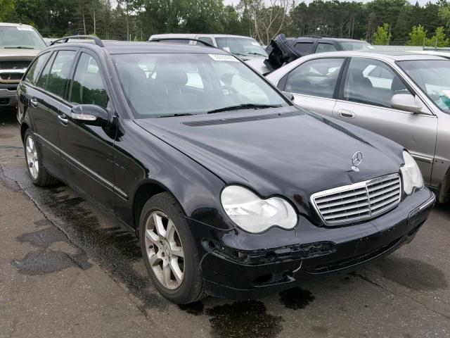 WDBRH81J43F395466 - 2003 MERCEDES-BENZ C 240 SPOR BLACK photo 1