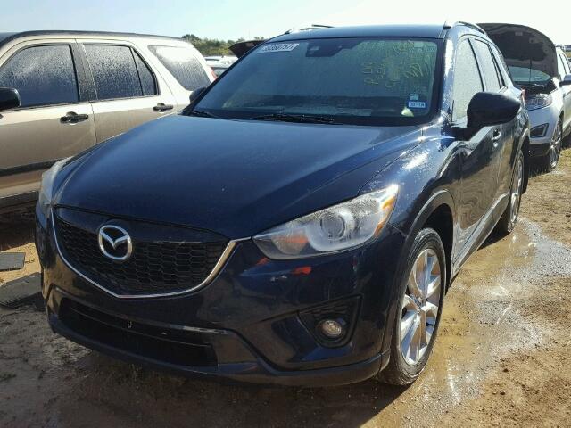 JM3KE4DY2E0419824 - 2014 MAZDA CX-5 GT BLUE photo 2