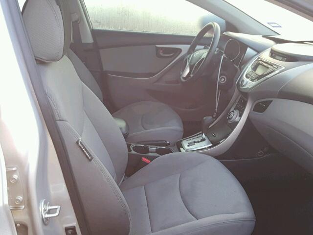 KMHDH4AE7CU339942 - 2012 HYUNDAI ELANTRA GL SILVER photo 5