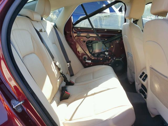 SAJBE4BV9HCY28411 - 2017 JAGUAR XF PRESTIG MAROON photo 6