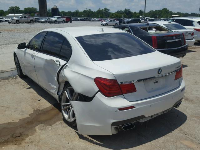 WBAKB4C59CC576851 - 2012 BMW 740 LI WHITE photo 3