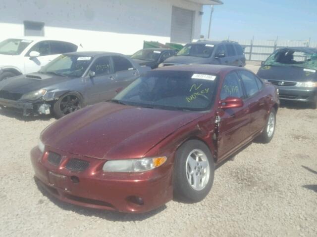 1G2WK52J43F167099 - 2003 PONTIAC GRAND PRIX MAROON photo 2