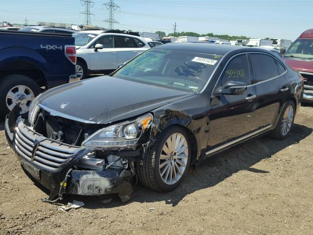 KMHGH4JHXEU087324 - 2014 HYUNDAI EQUUS SIGN BLACK photo 2