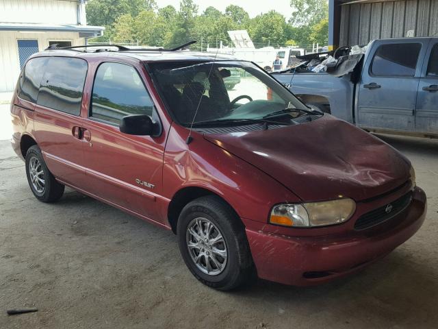 4N2XN11T4XD813419 - 1999 NISSAN QUEST SE RED photo 1