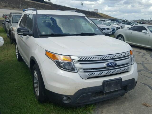 1FM5K7D88DGC34064 - 2013 FORD EXPLORER WHITE photo 1