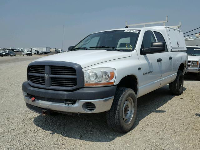 1D7KS28D66J233122 - 2006 DODGE RAM 2500 S WHITE photo 2