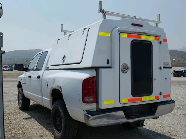1D7KS28D66J233122 - 2006 DODGE RAM 2500 S WHITE photo 3