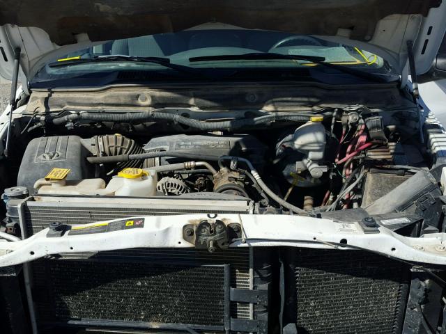 1D7KS28D66J233122 - 2006 DODGE RAM 2500 S WHITE photo 7