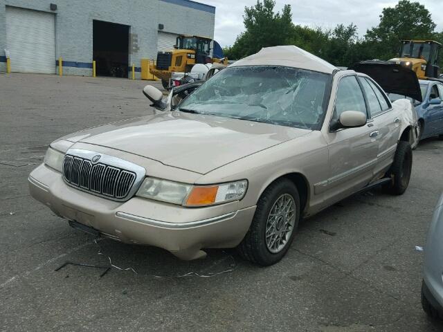 2MEFM74W4WX664798 - 1998 MERCURY GRAND MARQ TAN photo 2