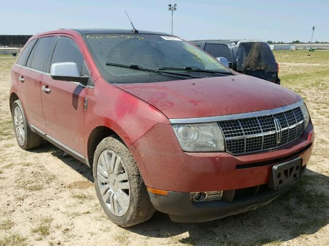 2LMDJ6JC3ABJ01950 - 2010 LINCOLN MKX MAROON photo 1