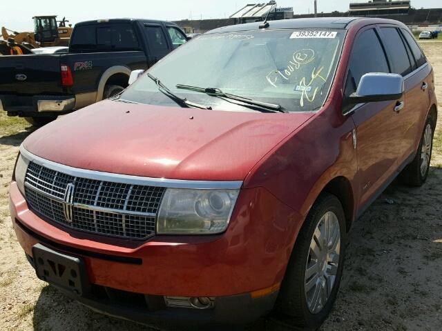 2LMDJ6JC3ABJ01950 - 2010 LINCOLN MKX MAROON photo 2