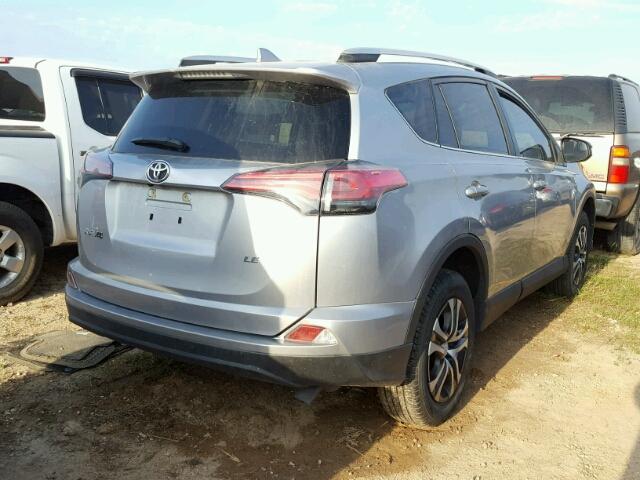 2T3ZFREV5GW235725 - 2016 TOYOTA RAV4 LE GRAY photo 4