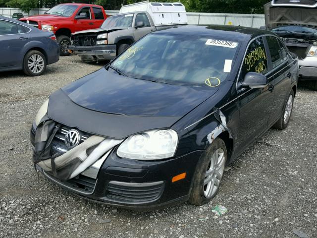 3VWSG71K77M036656 - 2007 VOLKSWAGEN JETTA 2.5 BLACK photo 2