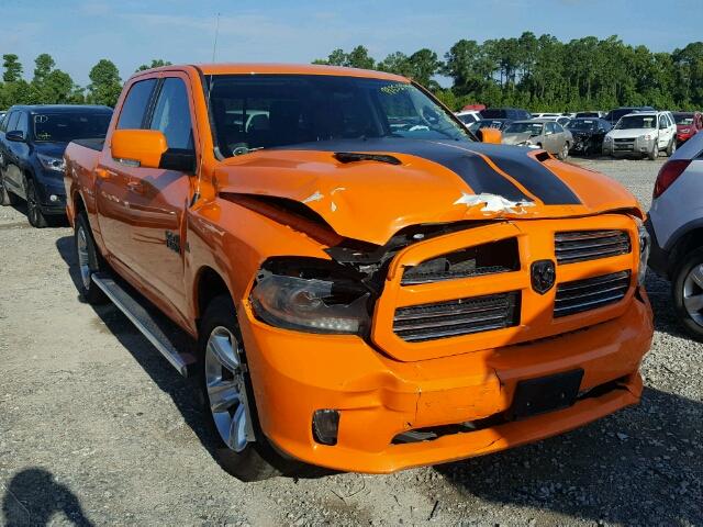 1C6RR6MT0FS701372 - 2015 RAM 1500 SPORT ORANGE photo 1