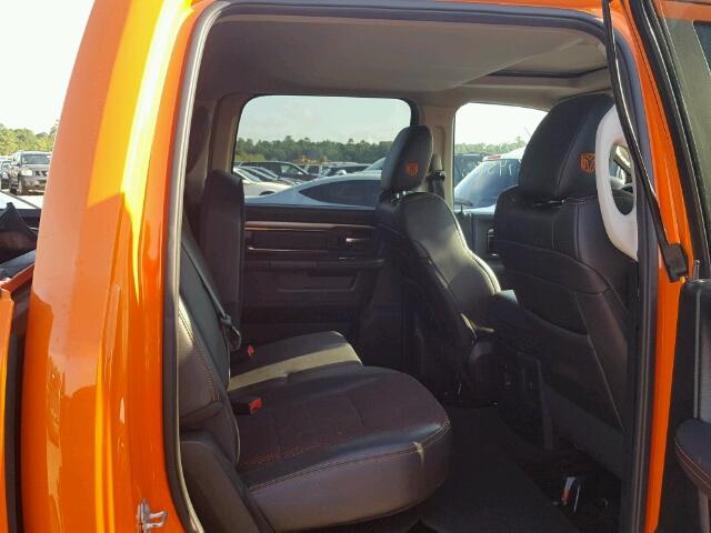 1C6RR6MT0FS701372 - 2015 RAM 1500 SPORT ORANGE photo 6