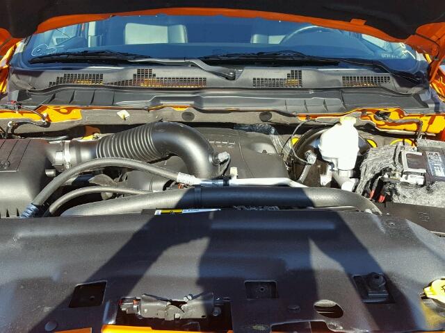 1C6RR6MT0FS701372 - 2015 RAM 1500 SPORT ORANGE photo 7