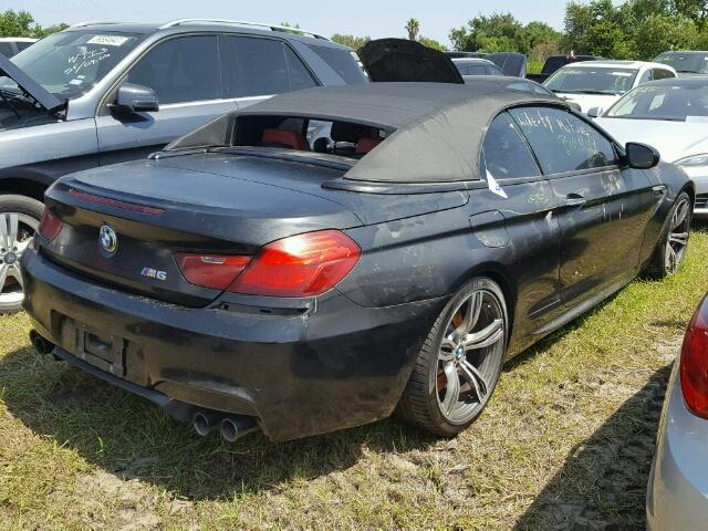 WBSLZ9C58EDZ78558 - 2014 BMW M6 BLACK photo 4