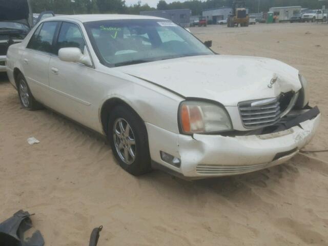 1G6KD54Y91U262610 - 2001 CADILLAC DEVILLE WHITE photo 1