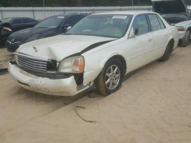 1G6KD54Y91U262610 - 2001 CADILLAC DEVILLE WHITE photo 2