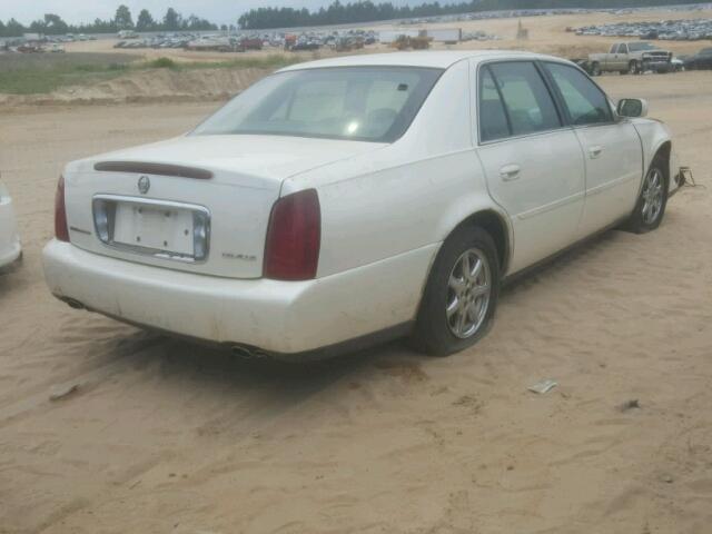 1G6KD54Y91U262610 - 2001 CADILLAC DEVILLE WHITE photo 4